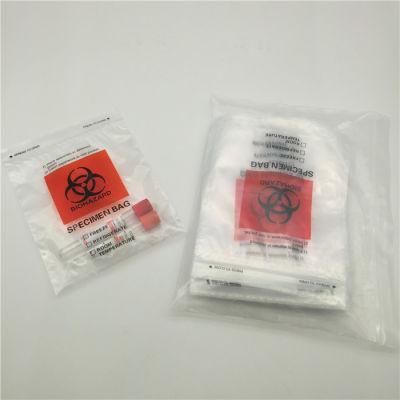 Wholesale Resealable Plastic Biohazard Specimen Transport Bags