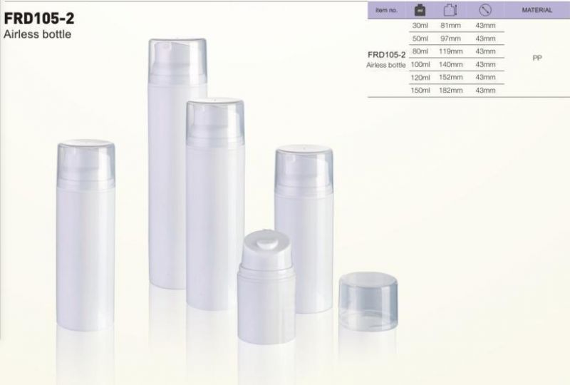 Serum Packaging Cosmetic Emulsions Airless Pump Bottle