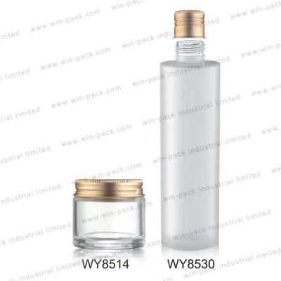 70ml 100ml Fashionable Luxury Cosmetic Glass Foundation Jar with Pump