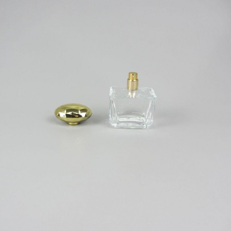 100ml Clear Glass Perfume Bottle OEM Brand Name Perfume Bottle