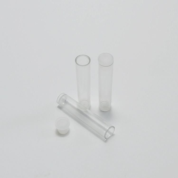 Plastic Pet 2g 0.07oz Golden Onion Powder Bottle Reagent Tube Transparent