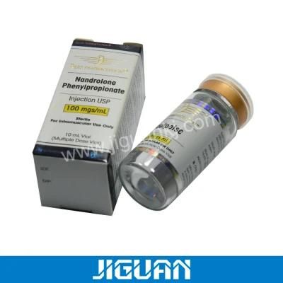 Custom Hologram Sticker Pharma Medicine Paper Packaging Vial Box 10ml