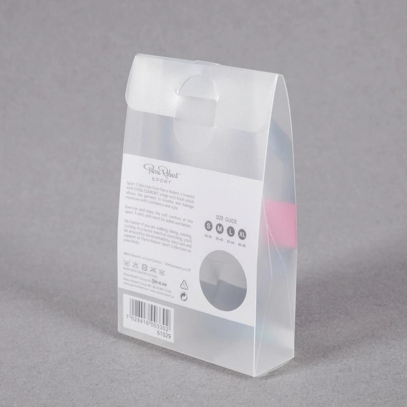 Manufacturer Wholesale Plastic Gift Craft Custom Logo PP Packaging Box