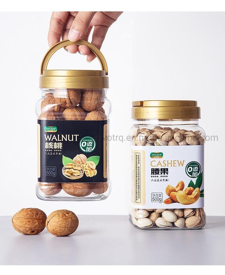 960ml Hot Sale Clear Large Empty Food Plastic Container Jar for Pistachios