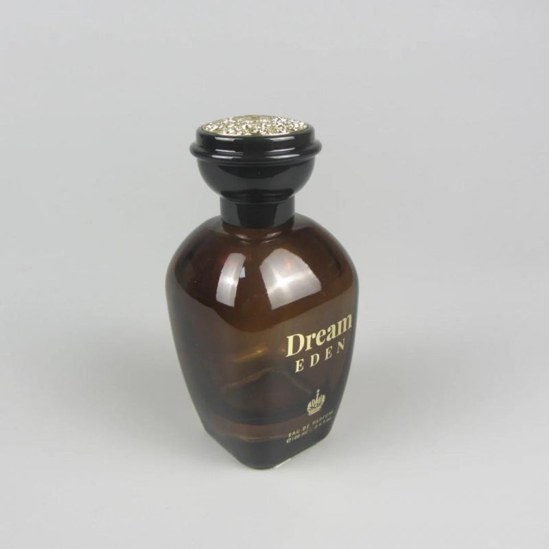 100 Ml Hot Sale Square Glass Perfume Bottle with Sprayer