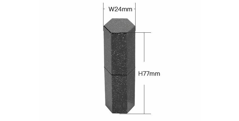 Cool Fashion 4.3G High Quality Black Lipgloss Glass Tubes Black Plastic Empty Lipstick Tube Container Lipstick Packaging