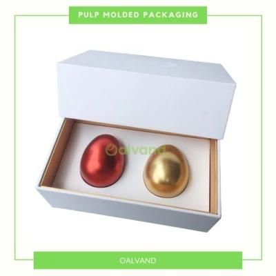 Customized Eco-Friendly Sugarcane Bagasse Pulp Molded Packaging for Jewelry Packing