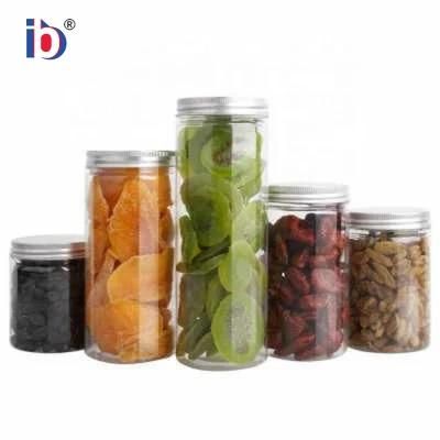 Round Plastic Clear Container Jar for Food Packaging