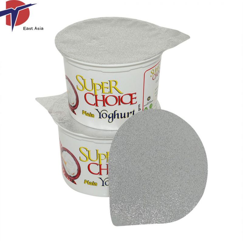 Die Cut Printed Embossed Aluminum Foil Heat Seal Lids