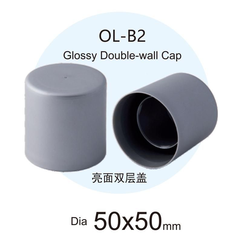 Glossy Mousse Spout Cap with Actuactor for Aerosol Tin Can