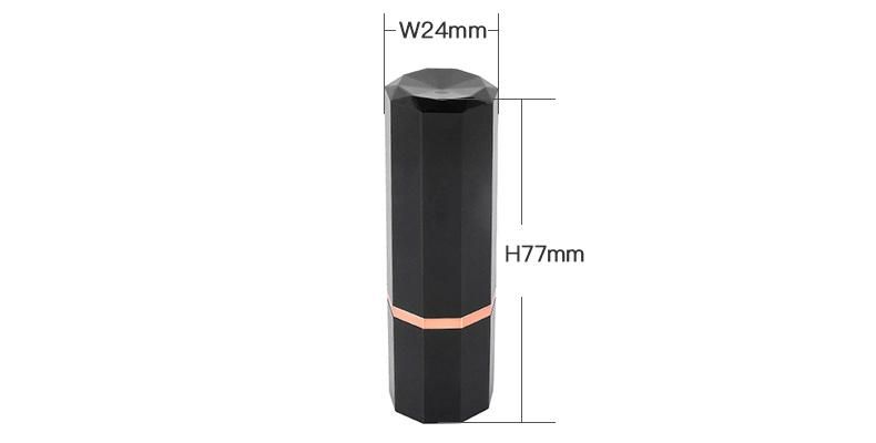 Factory Supply Price Fancy Black Lipstick Tube Packaging Design Lipstick Packaging for Lipstick