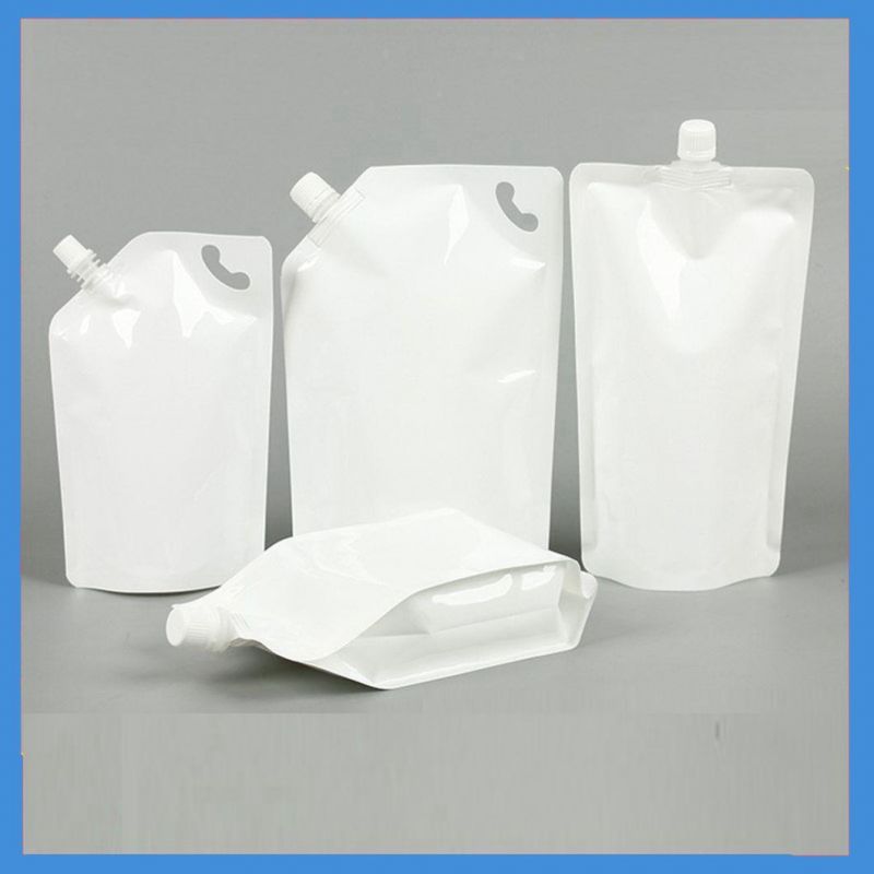 Milk Plastic Stand up Spout Bag with Smart Design Sour Milk Spout Bag