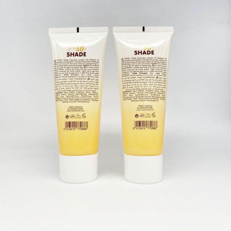 Cosmetic Plastic Packaging Tube for Hand Cream, Hand Sanitizer, Hand Wash and Skin Care