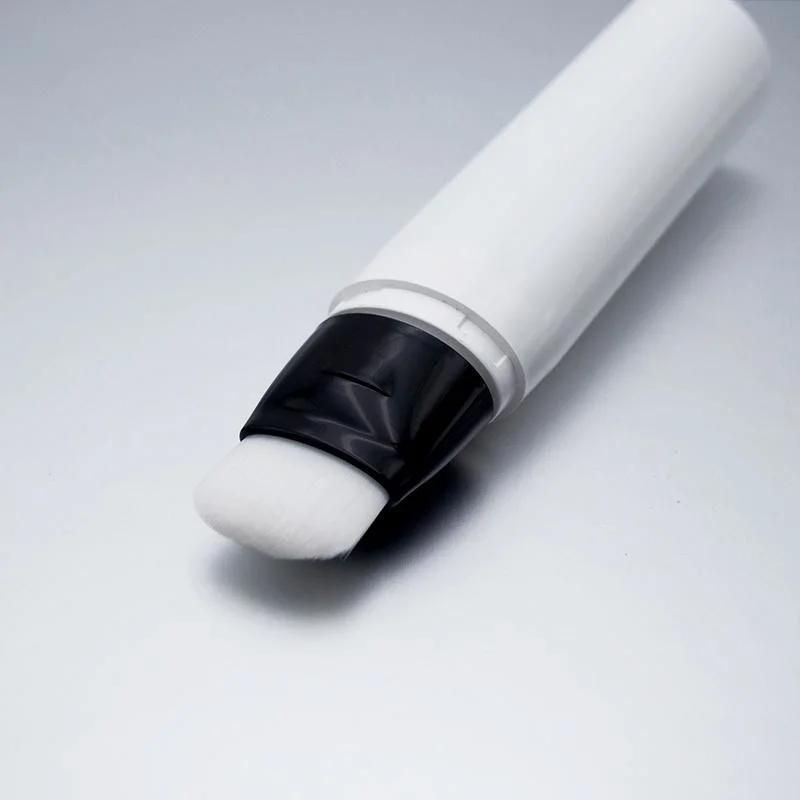 Squeeze Plastic with Brush PE Tube Packaging for Foundation Cream