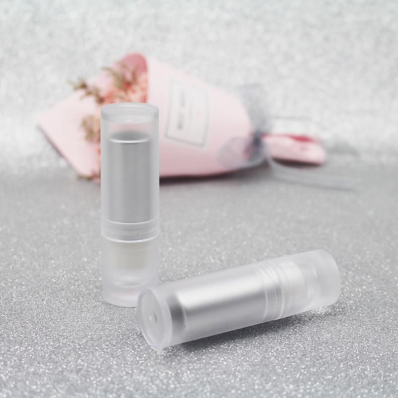 in Stock Clear Matte Round Custom Color Lipstick Tubes Packaging Lip Balm Container