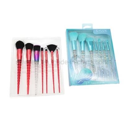 Clear Plastic Cosmetic Brush Set Blister Insert Tray Packaging