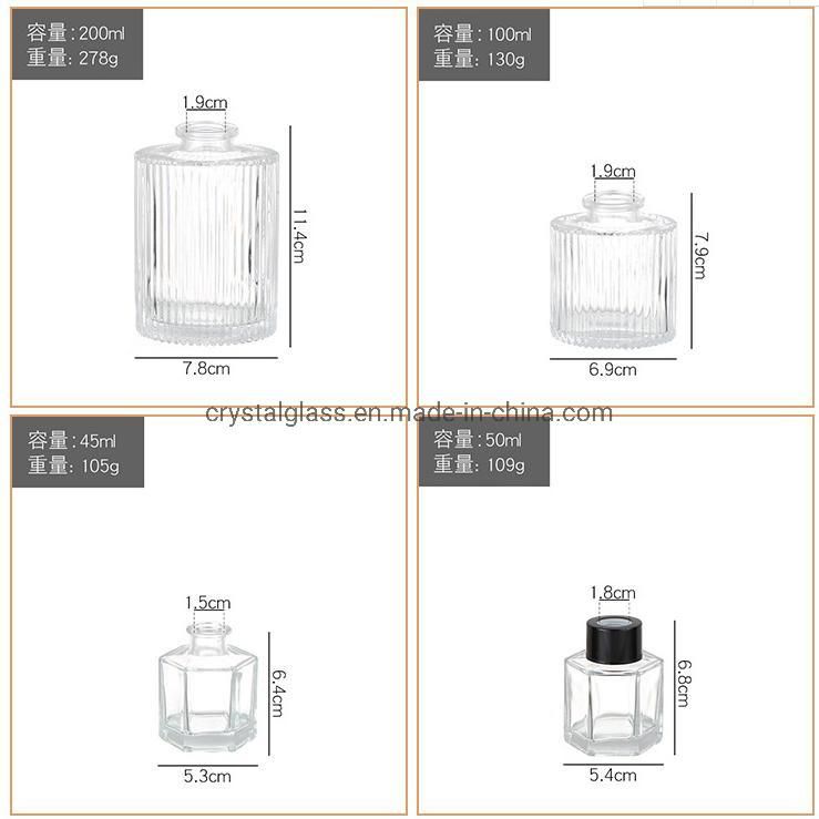 Refillable 270ml 9oz Flint Spherical-Shape Glass Diffuser Bottles with Stopper