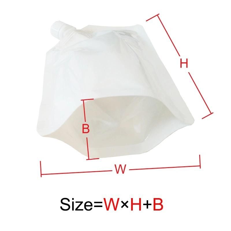 Plastic Suction Mouth Food - Grade Beverage, Mineral Water and Other Plastic Sealing Pocket