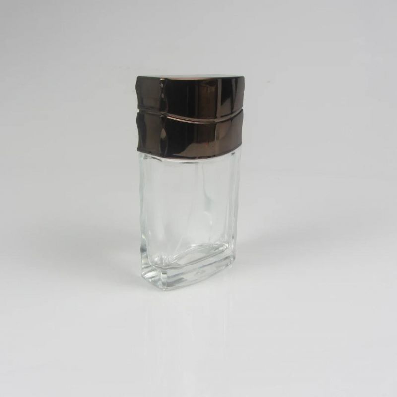 High Quality Transparent OEM Glass Perfume Bottle 100ml Set