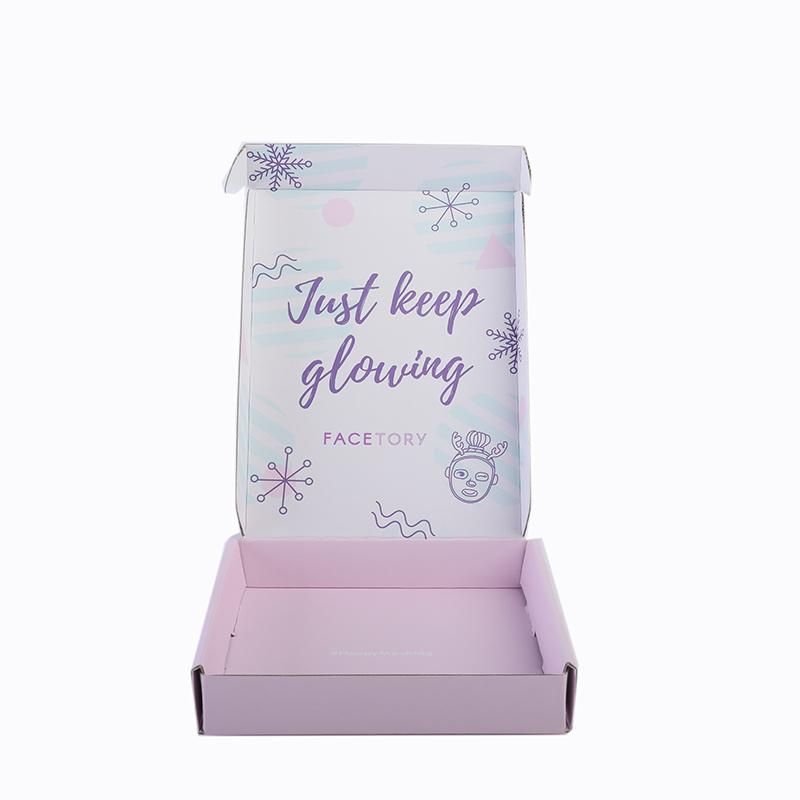 Custom Premium Gloss Matt Laminated Shopping Slogan Paper Boxes Lashes Wholesale