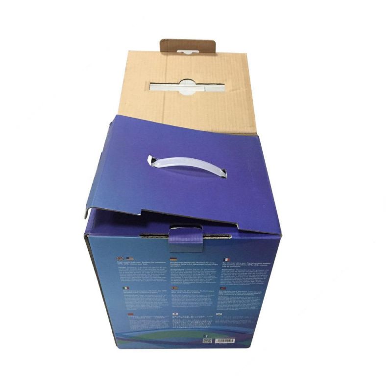 Plastic Carrying Cardboard Carton Box with Handle