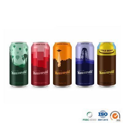 500ml Standard High Quality Empty Blank Customized Logo Drink Beer Cans