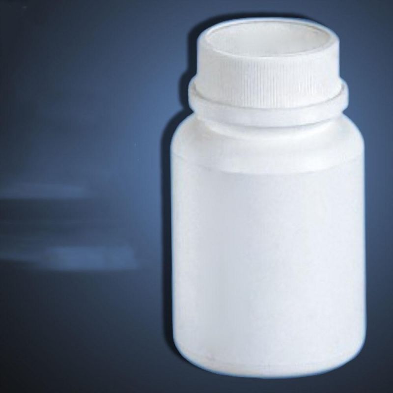 Plastic Capsule Medicine Bottle with Label and Logo Printing