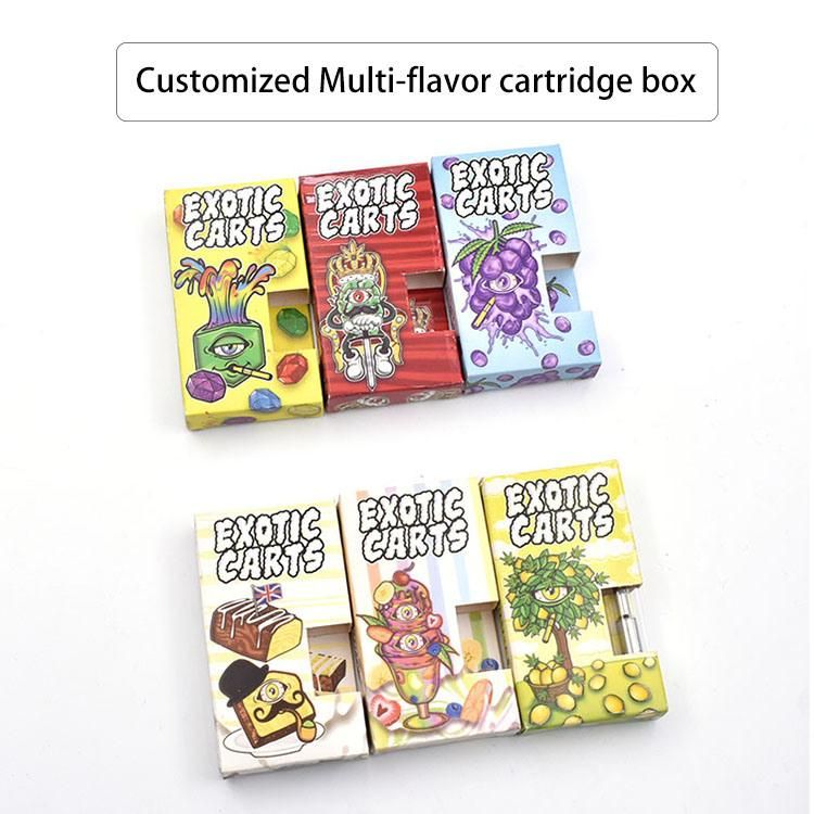 Custom 0.5ml/1ml Vape Atomizer Paper Packaging Box