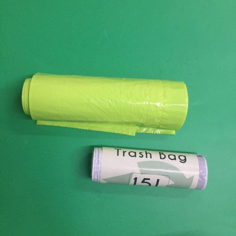 Different Color Plastic Drawstring Garbage Bag on Roll