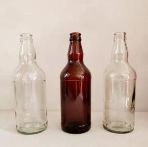 Custom Amber Clear Green Color Glass Beer Bottle 250ml 330ml 500ml 650ml 750ml 1000ml Beer Glass Bottles