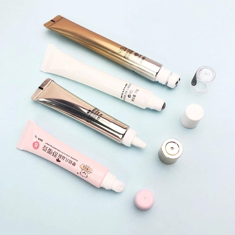 Wholesale Empty Eye Squeeze Cosmetic Tubes 20g Cosmetic Tube Packaging Eye Cream Plastic Soft Cosmetic Tube