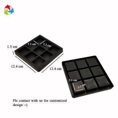 Black Cavity Box Insert Bonbon Chocolate Tray