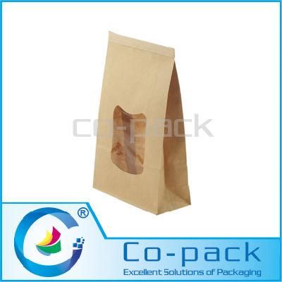 Paper Bag with Window for Food Packaging