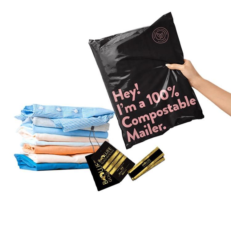 Biodegradable Custom Printed Self Sealing Mailing Bags Poly Packaging Mailers