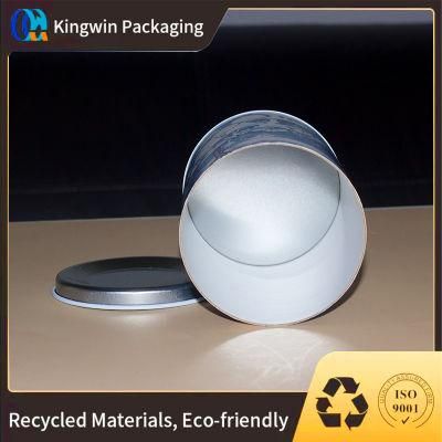 Paper Tube Plastic Lid Metal Lid Airtight Gift Box Powder Package Eco Friendly Packaging