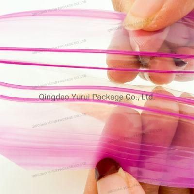 LDPE Double Track Zip Lock Food Packaging 6 Inch Ziplock Bags