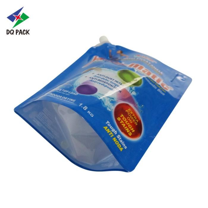 Top Filling Shampoo Packaging Pouch with Corner Spout and Handle