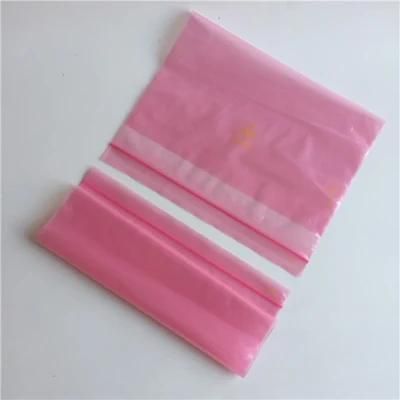 LDPE Pink Antistatic Zipper Reclosable Bag