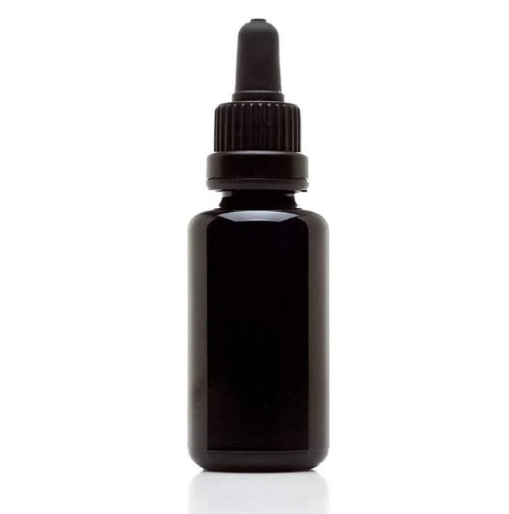 10ml 15ml 20ml 30ml 50ml 100ml Matt Black Color Essential Oil Glass Dropper Bottle