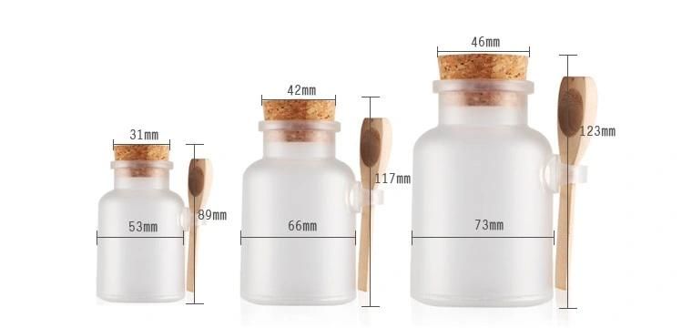 Cosmetic Bottle100g ABS Round Bath Salt Bottle