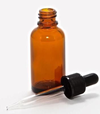 Amber, 1 Oz Glass Bottles, with Glass Eye Droppers