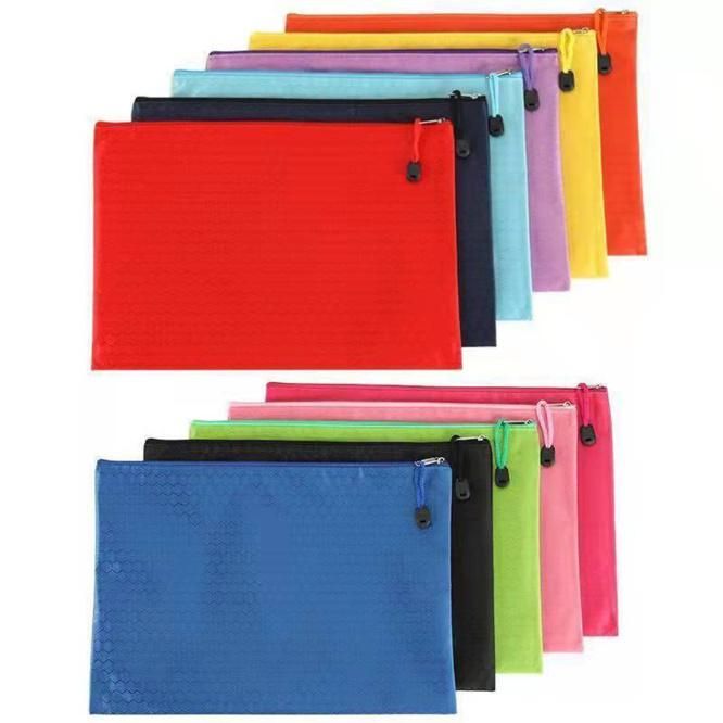 Wholesale Promotional Conference Bags, Zip Document Bags Zippered File Bags, A4 Size