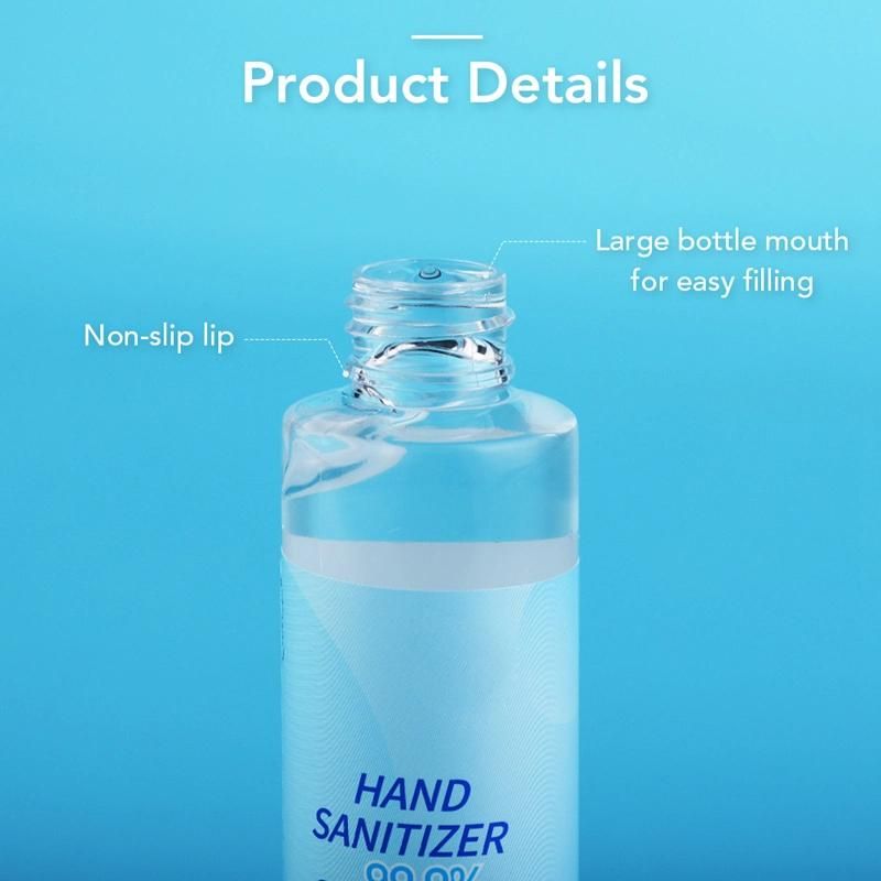 Custom 60ml Pet Empty Packaging Hand Sanitizer Gel Bottle (B005-1)