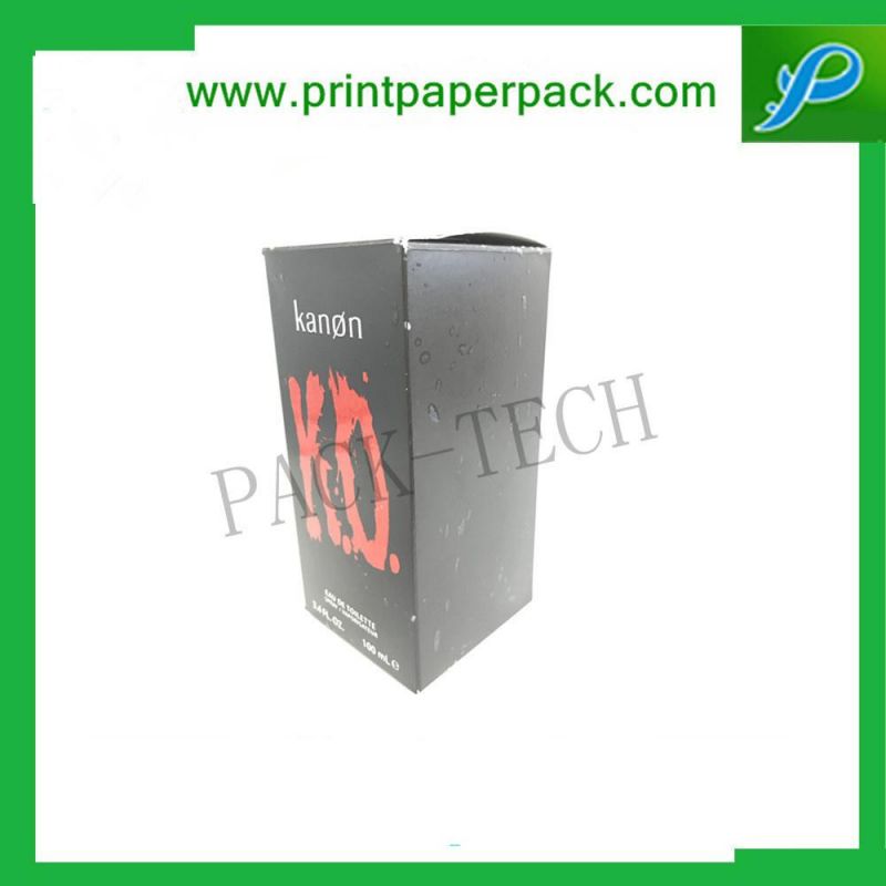 Customized Space Saving Folding Glossy Lamination Card Box