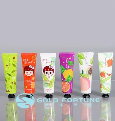 Custom Printed Empty Skin Hand Cream Tube Cosmetic Plastic Packaging