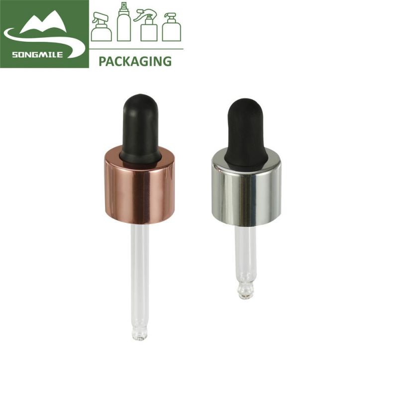 Matte Silver Aluminum Dropper Metal Dropper