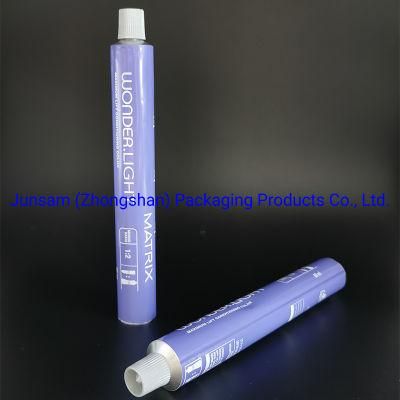 Customized Print Aluminum Packaging Tube Shinning Shoulder Soft Metal Container