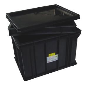 ESD Black Plastic Storage Box