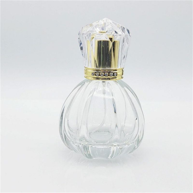 Luxury Glass Perfume Bottle 50ml 100ml Cosmetic Bottle of Perfume for Women Lady