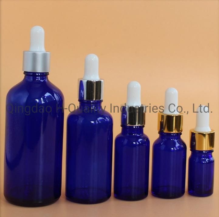 100ml Amber/Blue/Clear Essential Oil Perfume Glass Bottles with Screw Caps